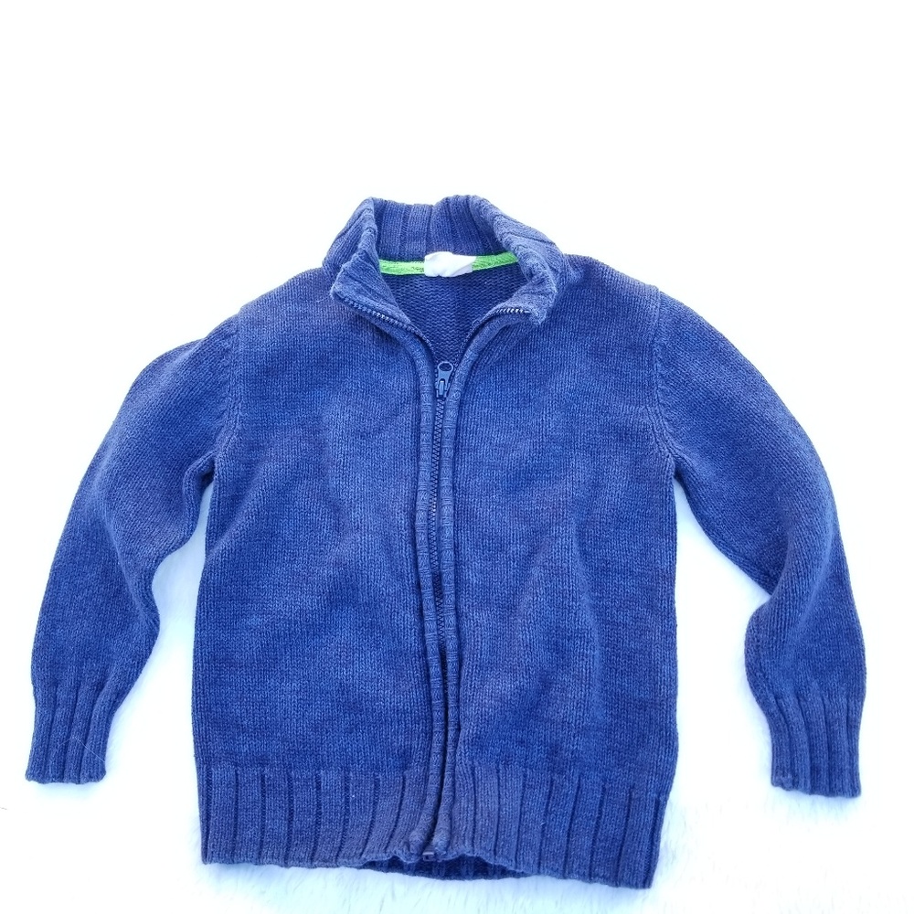 Crazy 8 blue zipper sweater xs (4)